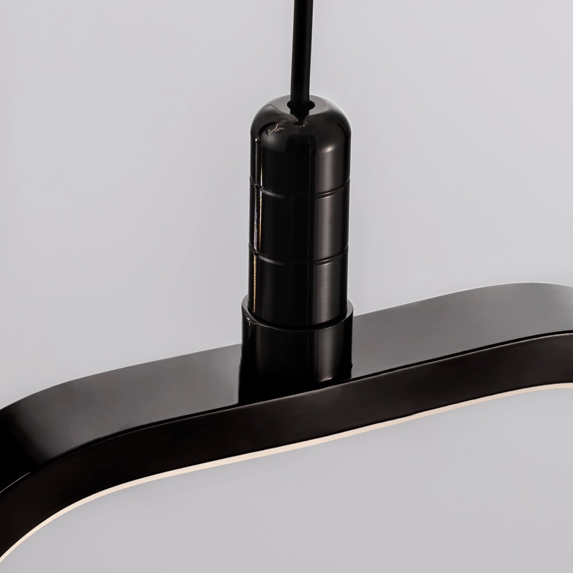 16-Light Black Cylinder Chandelier with Crystal Balls, Dimmable LED Lights & Remote Control for High Ceilings