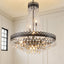 16-Light Dimmable Empire Crystal Chandelier With Antique Bronze Accents