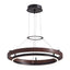 1-Light Dimmable LED Chandelier with Remote Control Industrial Rustic Modern Lighting