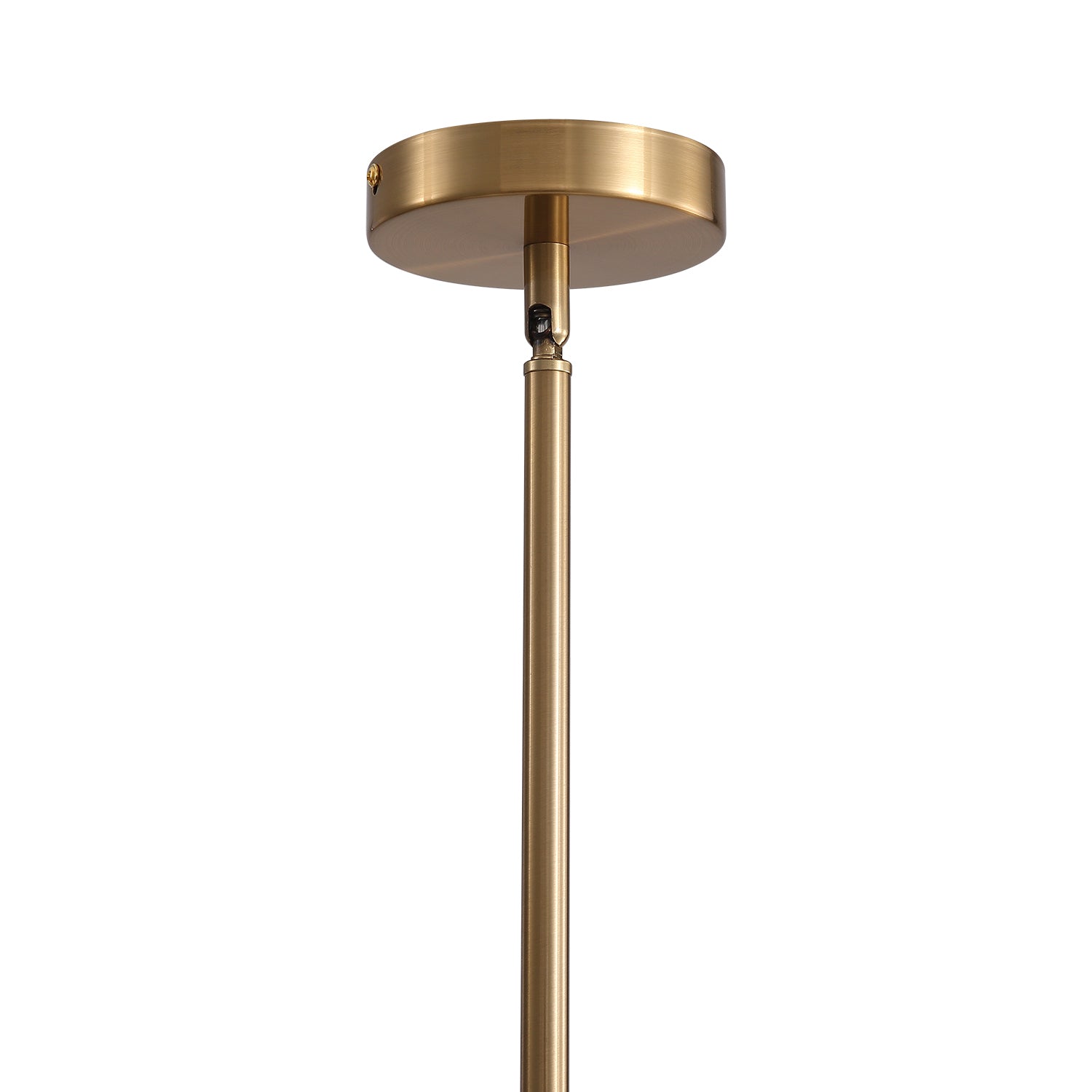 40 in. 16-Light Modern Dimmable Bubble Glass Sputnik Gold Glass Globe Chandelier for Dining Room and Living Room