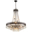 16-Light Dimmable Empire Crystal Chandelier With Antique Bronze Accents