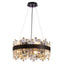 12-Light Black Modern Crystal Chandelier with Light Dining Room or Kitchen