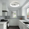 20'' Dianeshia Flush Mount Dimmable Ceiling Fan with LED Lights